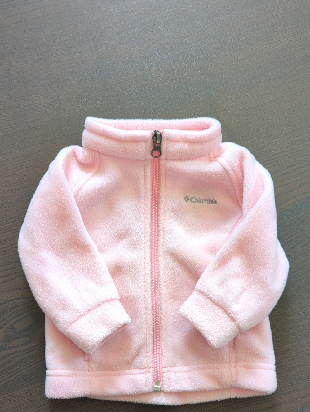 Columbia Baby Pink Zip Up Sweater